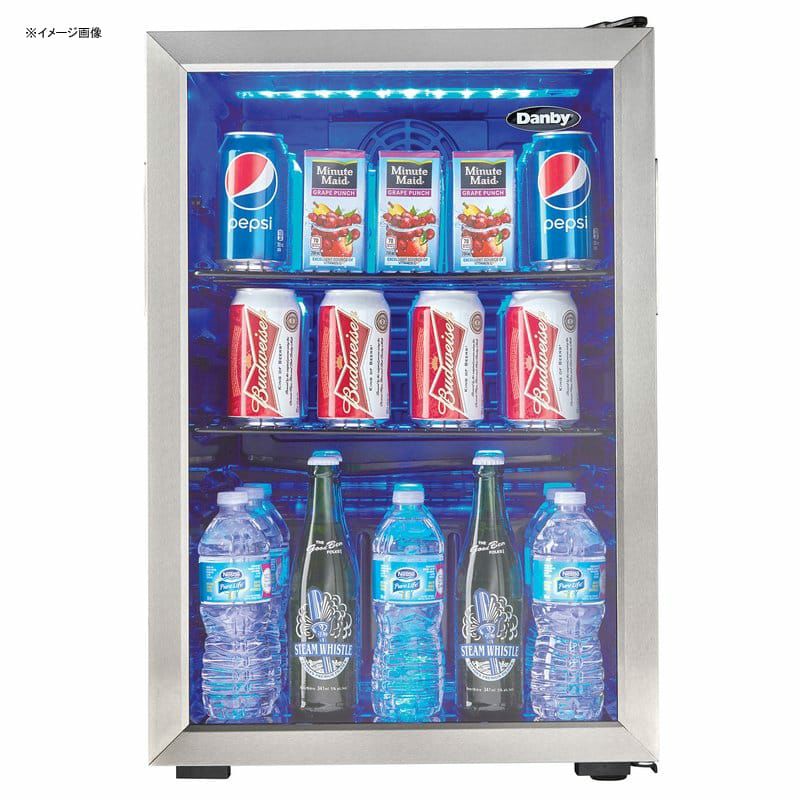 ダンビー冷蔵庫74LガラスドアDanby2.6cu.ft.BeverageCenterDBC026A1BSSDB家電