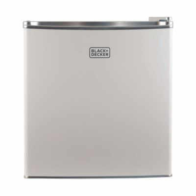 冷蔵庫 冷凍庫付 ブラック・アンド・デッカー コンパクト 48L 白 Black + Decker 1.7 cu. ft. Compact Refrigerator with Freezer White 家電