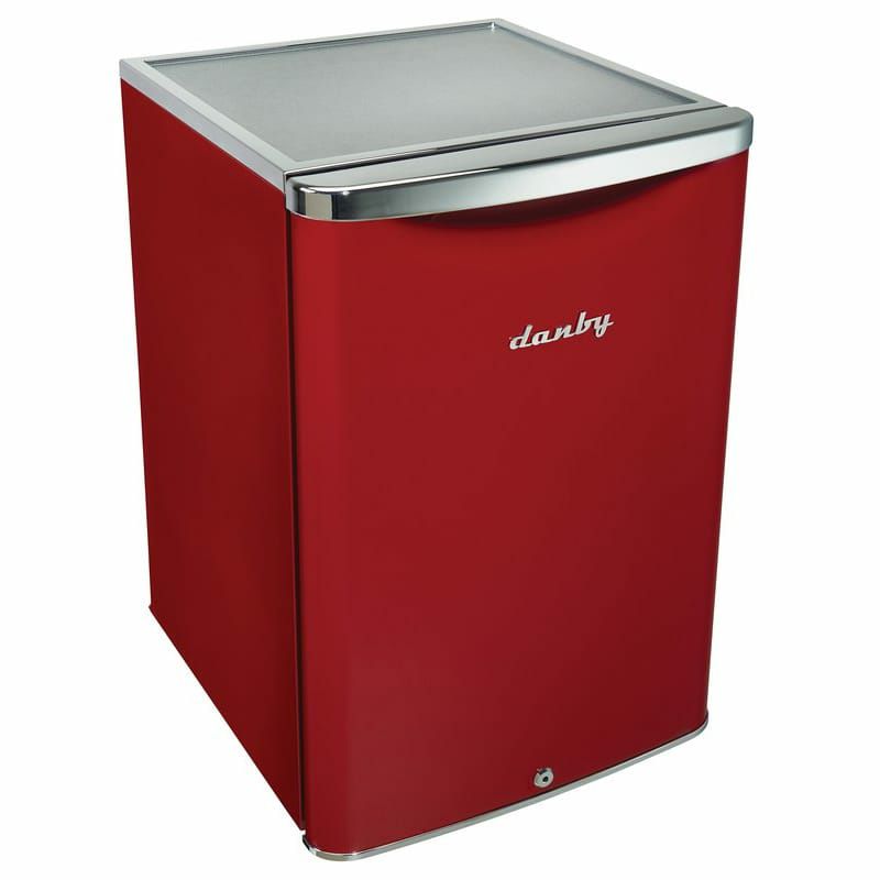 ダンビーコンパクト冷蔵庫74Lレッド赤DanbyContemporaryClassic18"2.6cu.ft.CompactRefrigeratorDAR026A2LDB家電