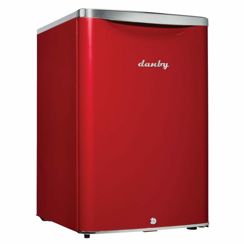 ダンビーコンパクト冷蔵庫74Lレッド赤DanbyContemporaryClassic18"2.6cu.ft.CompactRefrigeratorDAR026A2LDB家電