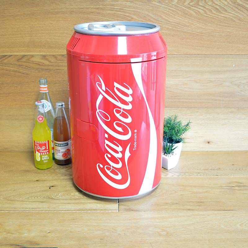 コカ・コーラ冷蔵庫保冷庫車の中でも使える缶型タイプ8缶カリフォルニア西海岸Coca-ColaKoolatronCC12Can-Shaped12-Can-CapacityFridge,Red家電