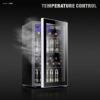 ワインセラー冷蔵庫ビルトインアンダーカウンターボトル26本ガラスドアAntarcticStar26BottleWineCooler/CabinetRefigeratorSmallWineCellarBeerCounterTopFridgeQuietOperationCompressorFreestandingBlack家電