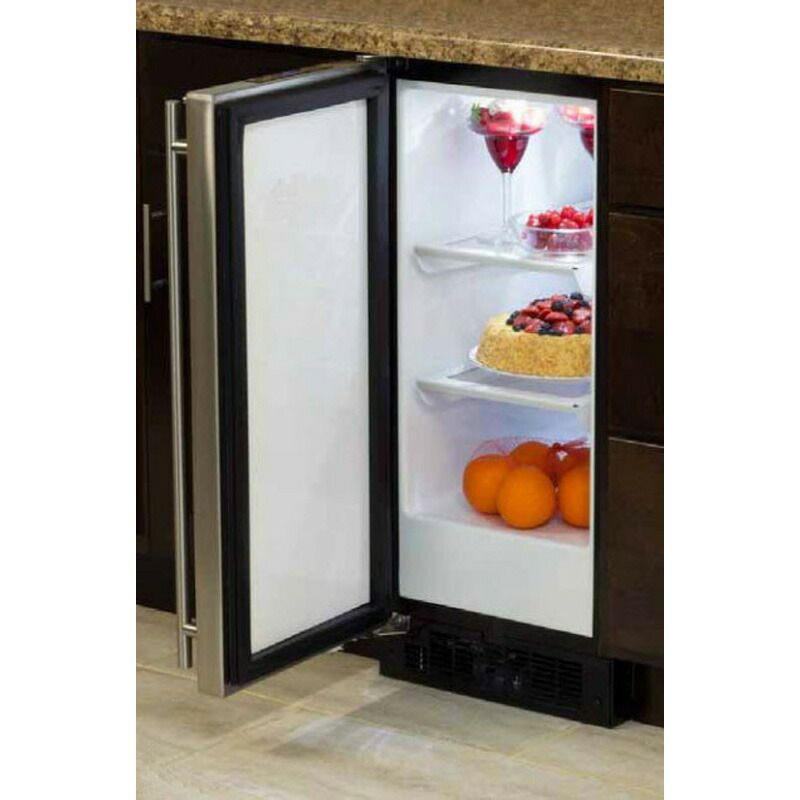 冷蔵庫ビルトインアンダーカウンターガラス棚2段48缶ステンレス15InchBuilt-inRefrigeratorwith2CantileverGlassShelves,ArcticWhiteInterior,DynamicCoolingTechnology,AutomaticDefrost,CloseDoorAssistSystemML15RAS1家電