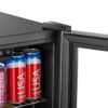 冷蔵庫ガラスドア棚4段最大105缶ステンレスホテル客室EdgeStarBWC121SS19InchWide105CanCapacityExtremeCoolBeverageCenter