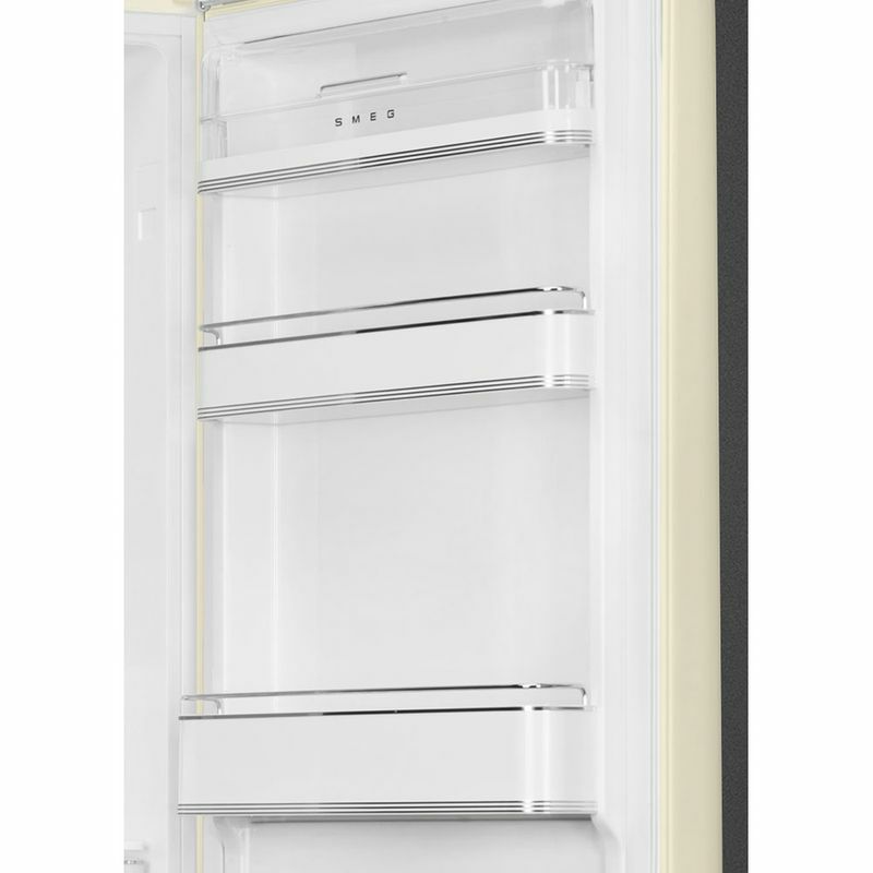 イタリア スメッグ 直冷式冷凍冷蔵庫 2ドア ブルー 青 左ヒンジ - 冷蔵庫