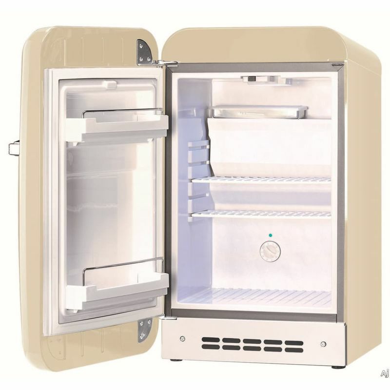 冷蔵庫コンパクトミニスメッグレトロアンティークビンテージSmeg50'sRetroDesign1.5cu.ft.CompactRefrigeratorFAB5U家電