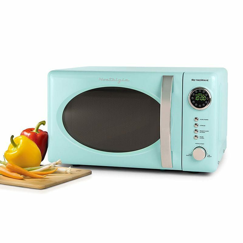 ノスタルジアレトロ電子レンジアクアブルーNostalgiaRMO7AQRetro0.7CubicFootMicrowaveOvenAquaBlue