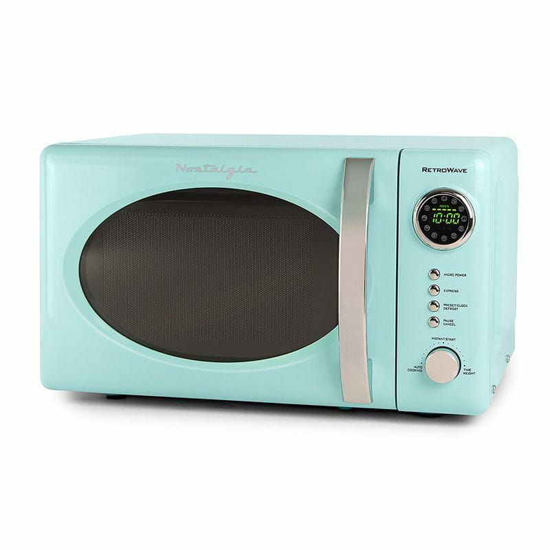 ノスタルジアレトロ電子レンジアクアブルーNostalgiaRMO7AQRetro0.7CubicFootMicrowaveOvenAquaBlue