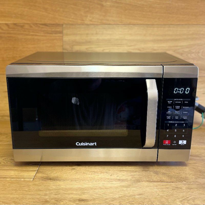 電子レンジステンレスクイジナートおしゃれCuisinartCMW-70StainlessSteelMicrowaveOven家電