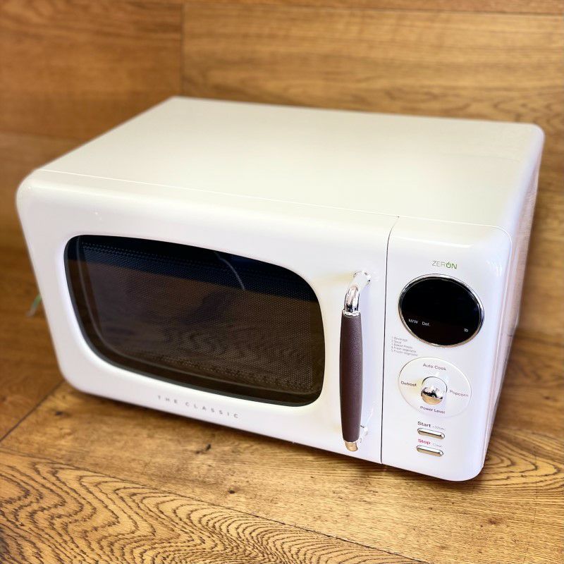 電子レンジオートメニュー5種レトロDaewooKOR07R3ZE0.7cu.ft700WRetroCountertopMicrowaveOven家電