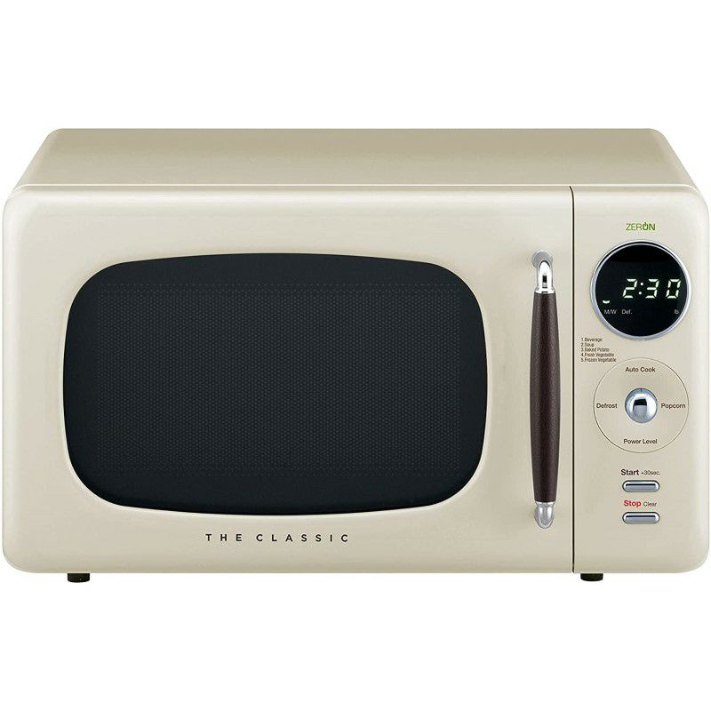 電子レンジオートメニュー9種レトロCOMFEE'AM720C2RA-GRetroStyleCountertopMicrowaveOvenwith9AutoMenusPosition-MemoryTurntable,EcoMode,andSoundOn/Off0.7Cu.Ft家電