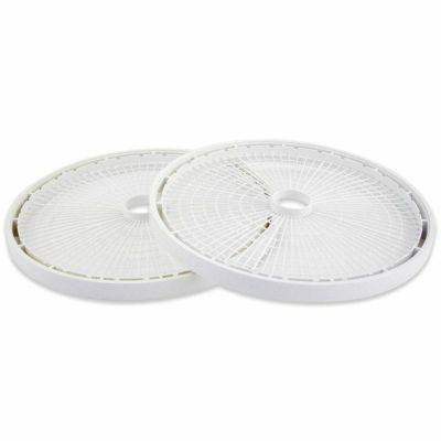 ネスコローフード ディハイドレーター 食品用電気乾燥機 追加トレイ 2枚セット 直径40cm 部品 パーツ Nesco American Harvest TR-2 Add dehydrator tray White