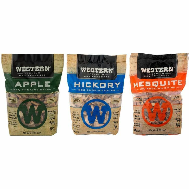 燻製用ウッドチップスモークチップ3種セットアップルヒッコリーメスキートWesternPerfectBBQSmokingWoodChipsVarietyPack-Bundle(3)-MostPopularFlavors-Apple,Hickory&Mesquite