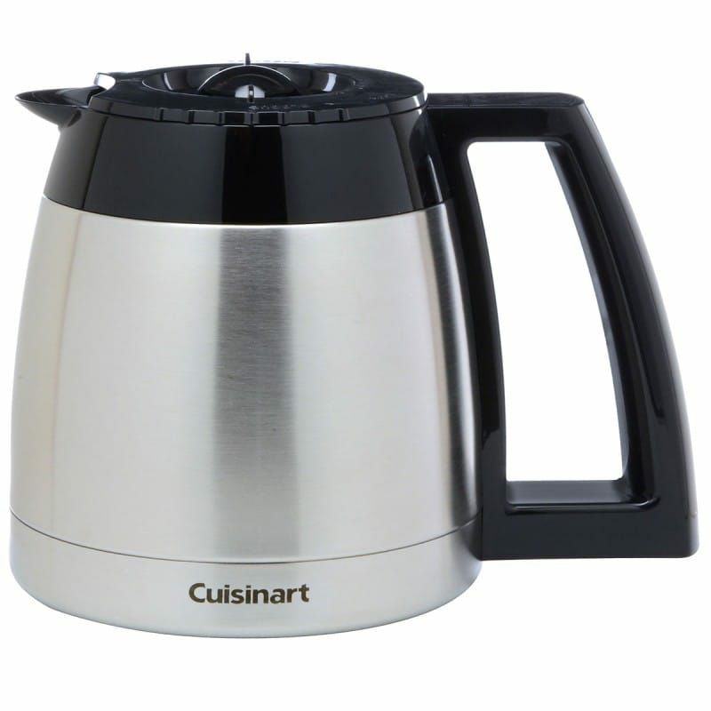 クイジナートコーヒーメーカー用パーツ部品ステンレスカラフェDCC-650PCJに適合CuisinartThermalCarafefor10-CupCoffeemakersDGB-600CRF