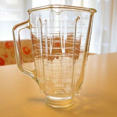 【送料無料】オスターブレンダーミキサーガラス製スクエアージャーパーツ部品1.25リットル5cupglasssquaretopblenderjar,fitsOster&Osterizer