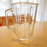 【送料無料】オスターブレンダーミキサーガラス製スクエアージャーパーツ部品1.25リットル5cupglasssquaretopblenderjar,fitsOster&Osterizer