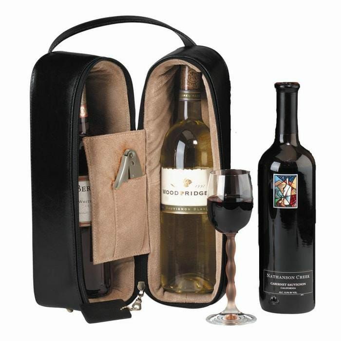 【送料無料】革製ワインケース2本RoyceLeatherDoubleWinePresentationCase【smtb-k】【kb】