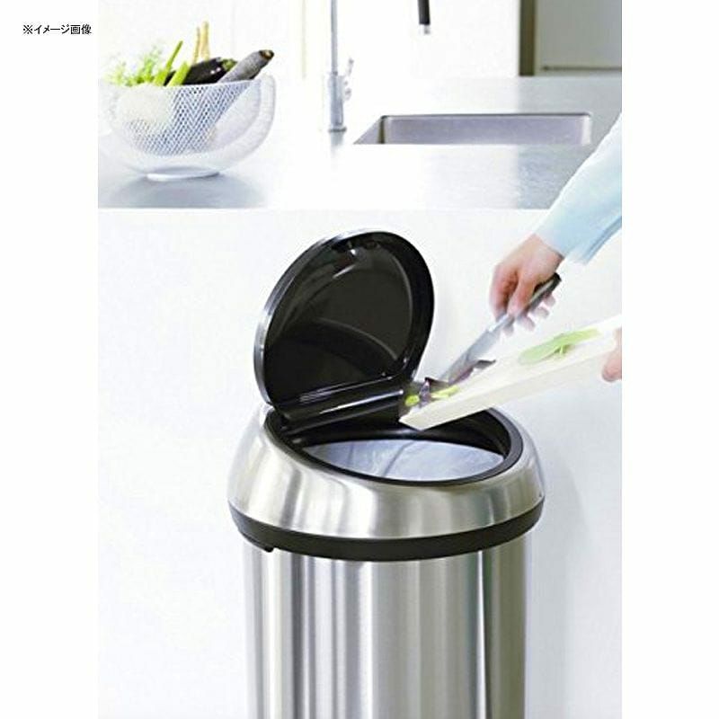 ブラバンシアゴミ箱60LステンレスBrabantiaTouchTrashCan16gallon/60liter-MatteSteelFingerprint-Proof,484506