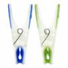 洗濯バサミ24個プラスティックGoodLivingCleaningSolutionsPlasticClothespinsforAir-DryingClothing,1-pack(12blueand12green)
