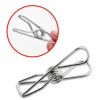 洗濯バサミクリップ60個ステンレスZesGood60-PackDurableStainlessSteelClothesPins,UtilityClipsHooksforHome&Office