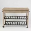 レトロバーカート2段木製引き出し付Adelbert2DrawerBarCart