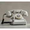 アメリカクロスリーケトルクラシックデスク電話プッシュボタン式クロムCrosleyCR62-BCKettleClassicDeskPhonewithPushButtonTechnology,BrushedChrome
