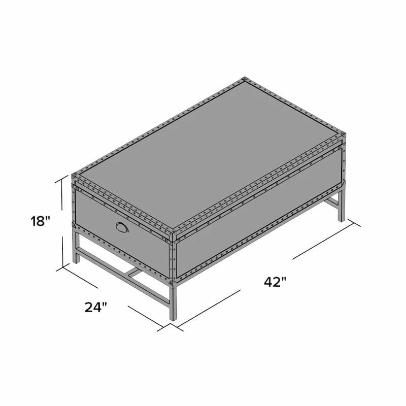 コーヒーテーブルトランク型AztecTrunkCoffeeTable