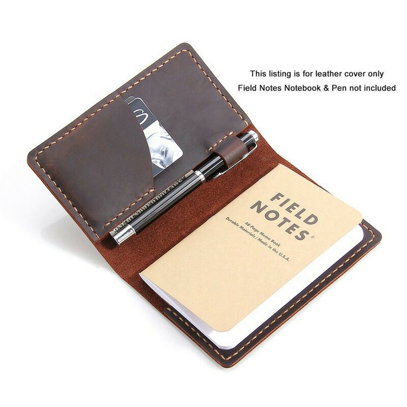 ノート用レザーカバーハンドメイドビンテージレザー9×14cmモレスキンカイエジャーナルPOCKETポケットサイズLeatherJournalCoverforFieldNotes,MoleskineCahierCover,HandmadeVintageLeatherCoverfor3.5"x5.5"Notebooks