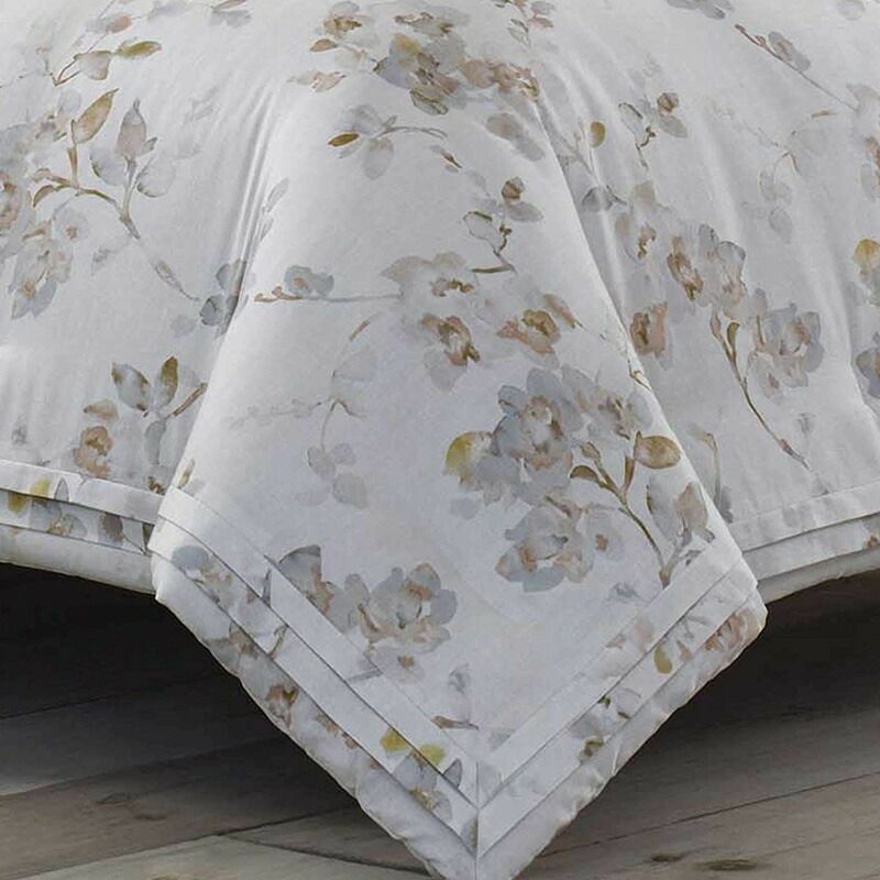 ローラアシュレイコットンリバーシブル掛け布団枕2個セット花柄ナチュラルLauraAshleyLoreneComforterSet,Natural