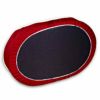 LargeBurgundy/ImitationLambswoolDogBedKingPetBed.OrthoComfort.OutsideDim.33x23x7