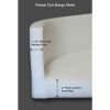 LargeMadeInAmericaDogBedKingCuddlerNestBed.Black/ImitationLambswool.OutsideDim.33x23x7