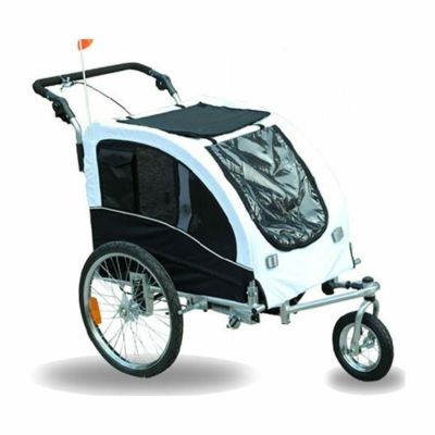 サイクルトレーラー 自転車用ペットカート ペットキャリー 犬や動物 Aosom Elite II Pet Dog Bike Bicycle Trailer Stroller Jogger w/ Suspension