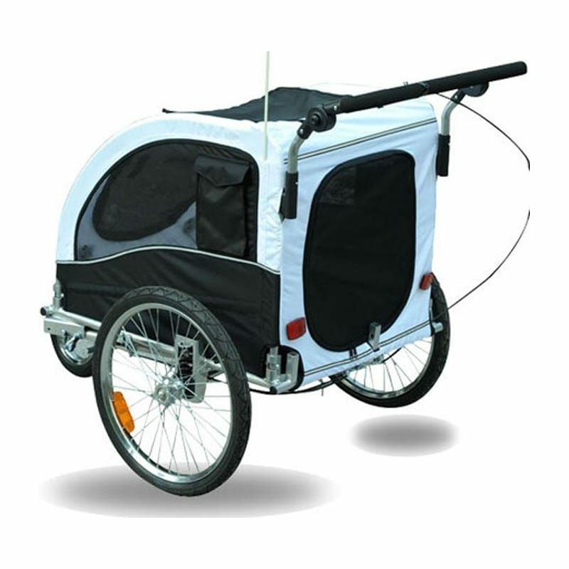 サイクルトレーラー自転車用ペットカートペットキャリーAosomEliteIIPetDogBikeBicycleTrailerStrollerJoggerw/Suspension