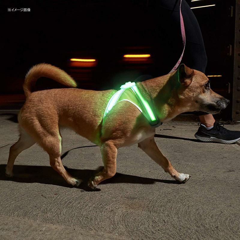 LEDライト付犬用ハーネス充電式光る軽量防雨反射材夜間お散歩noxgearLightHound?RevolutionaryIlluminatedandReflectiveHarnessforDogsIncludingMulticoloredLEDFiberOptics(USBRechargeable,Adjustable,Lightweight,Rainproof)