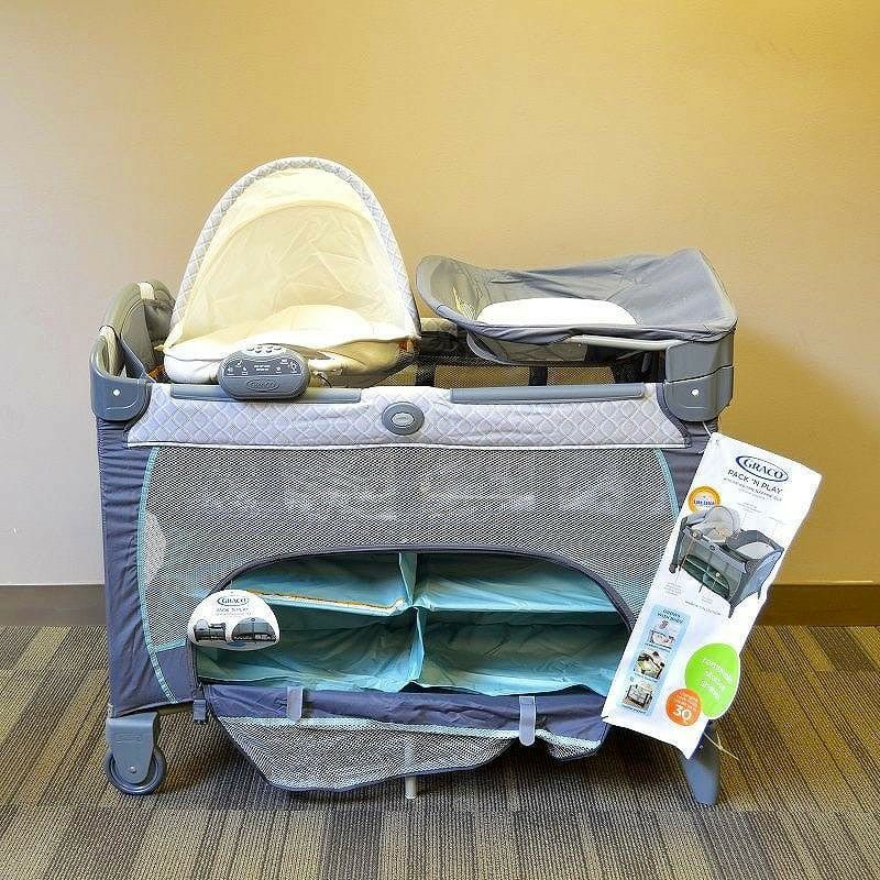 新生児GRACO折り畳み移動式ベビーベッド グレコ GRACO プレイヤード ベビーベッド 寝具 新生児 赤ちゃん