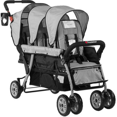 三つ子 ベビーカー 乳母車 ストローラー Foundations Trio Sport Tandem Stroller | アルファエスパス