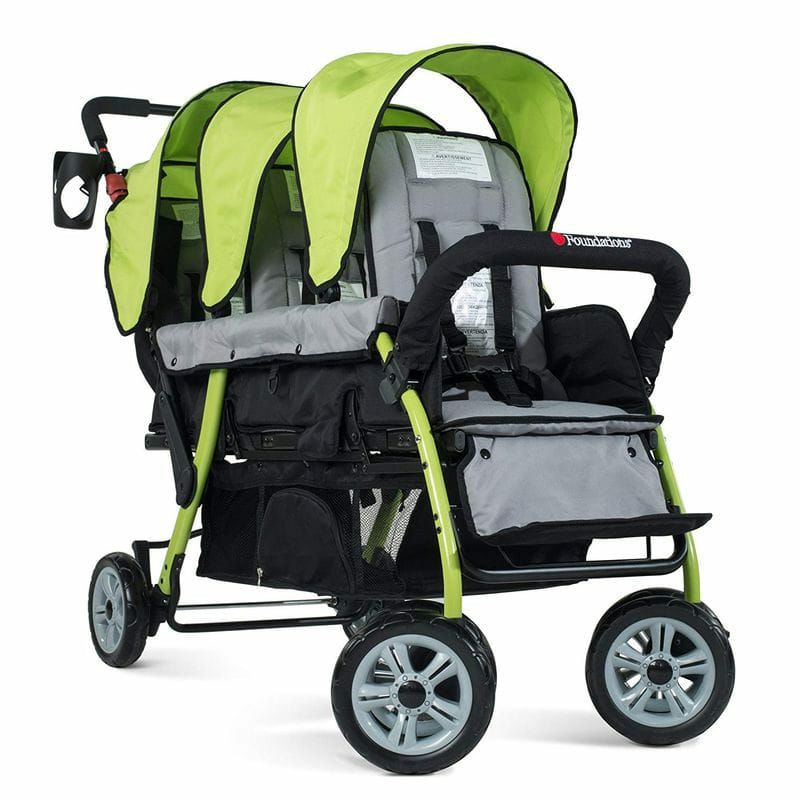 三つ子ベビーカー乳母車ストローラーFoundationsTrioSportTandemStroller