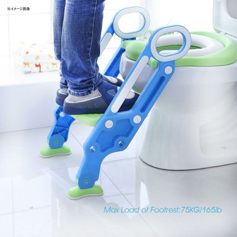 ステップ付補助便座トイレトレーニングトイレシート子供MangohoodPottyTrainingToiletSeatwithStepStoolLadderforBoysandGirlsBabyToddlerKidChildrenToiletTrainingSeatChairwithHandlesPaddedSeatNon-SlipWideStep