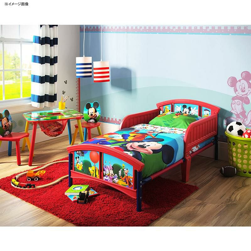 子供用ベッドプラスチック製ミッキーマウスドナルドディズニー幼児DeltaChildrenPlasticToddlerBed,DisneyMickeyMouse