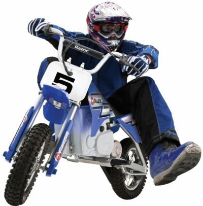 【組立要】レーザー ダートロケット 12V X 2コ 電動モトクロスバイク 対象年齢12才～ 電動カー Razor MX350 Dirt Rocket Electric Motocross Bike