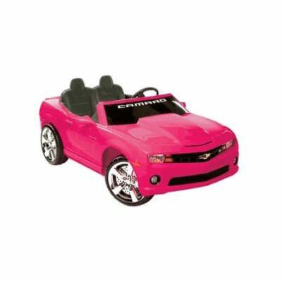 【組立要】キッドモーターズ シボレーカマロ ピンク 電動自動車 12Vバッテリー付 電気自動車 電動カー Kid Motorz Chevrolet Camaro 12-Volt Battery-Powered Ride-On, Pink