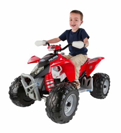 【組立要】ペグペレゴ ポラリスアウトロー ATV 電動自動車 12Vバッテリー付 対象年齢2～6才 電気自動車 電動カー Peg Perego Polaris Outlaw ATV 12-Volt Ride-On