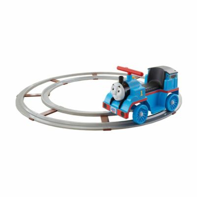 トーマストレイン 線路付電動電車 6Vバッテリー付 電動カー Fisher-Price Power Wheels Thomas the Train On Track 6-Volt Battery-Powered Ride-On