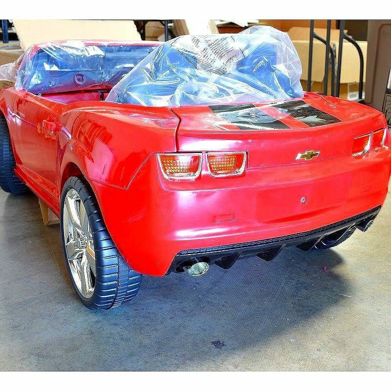 【送料無料】【代引不可】【組立要】シボレーカマロレッド子供用電動自動車12Vバッテリー付NPLChevroletCamaro12VoltCarRidingToyRed【smtb-k】【kb】【RCP】