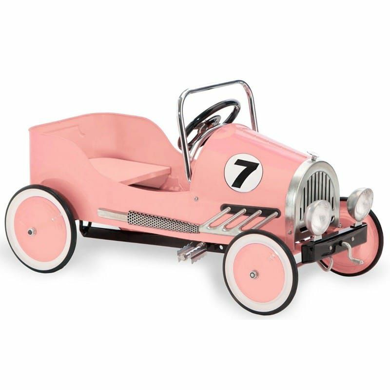 【送料無料】【代引不可】【組立要】モルガン・サイクルピンクレトロペダルカーMorganCyclePinkRetroPedalCar【smtb-k】【kb】【RCP】