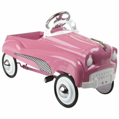 【送料無料】【代引不可】【組立要】モルガン・サイクルピンクレトロペダルカーMorganCyclePinkRetroPedalCar【smtb-k】【kb】【RCP】