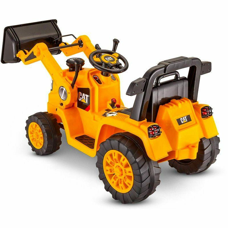 キッドトラックスブルドーザー電動自動車6Vバッテリー付KidtraxCATBulldozer/Tractor6VBatteryPoweredRide-On,YellowbyKidTrax