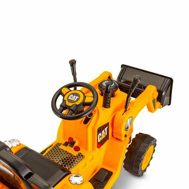 キッドトラックスブルドーザー電動自動車6Vバッテリー付KidtraxCATBulldozer/Tractor6VBatteryPoweredRide-On,YellowbyKidTrax