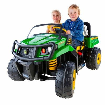 【組立要】ペグ ペレーゴ ジョンディーレ 12ボルト バッテリー付電動自動車 電気自動車 電動カー Peg Perego John Deere Gator XUV 12-volt Battery-Powered Ride-On