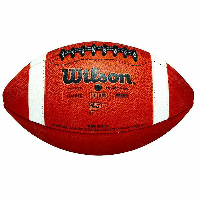 アメフト フットボール アメリカ製 革 Wilson GST 1003 NCAA Leather Game Football | アルファエスパス